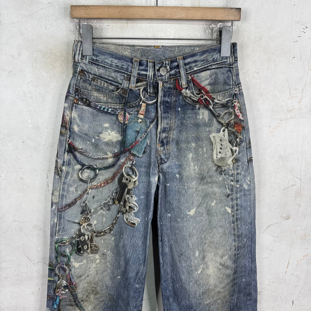 Acne Studios Trompe Chain Womens Jeans