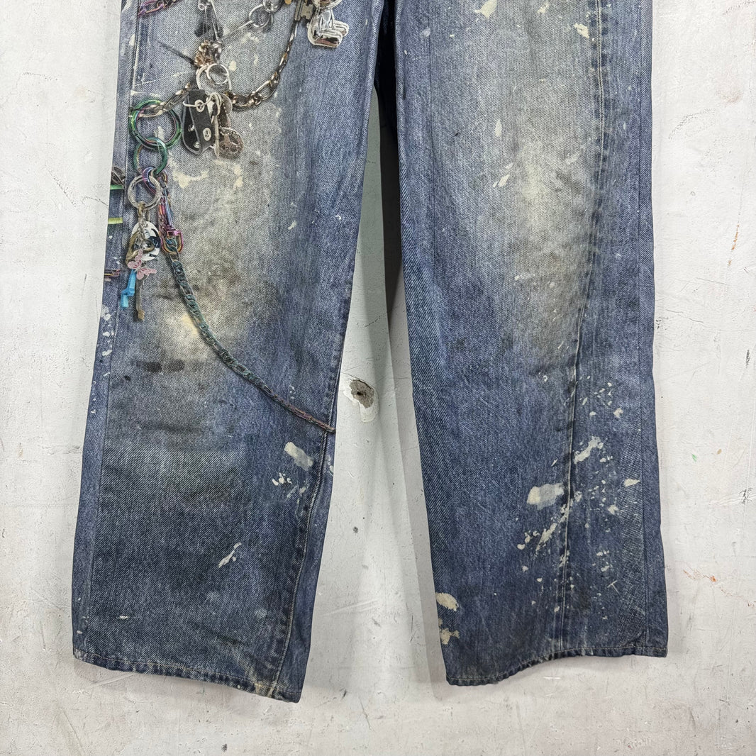 Acne Studios Trompe Chain Womens Jeans