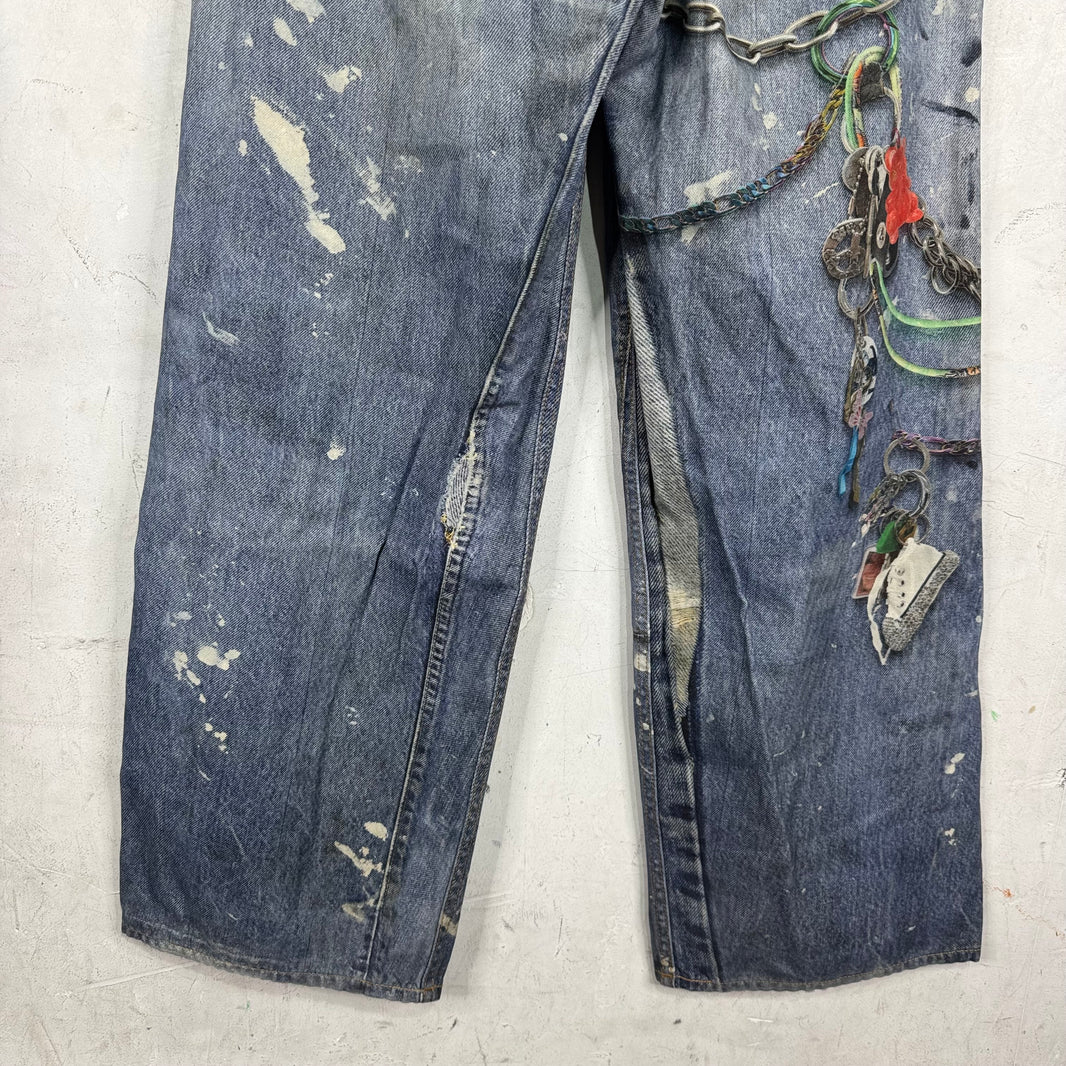 Acne Studios Trompe Chain Womens Jeans