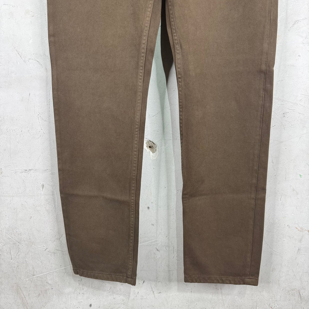 Zegna Brown Canvas Pants