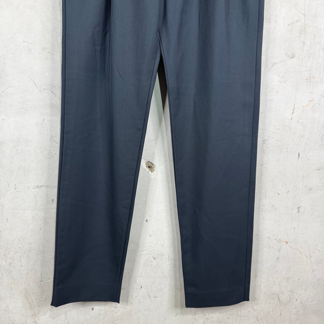 Armani Grey Textured Elastic Waisted Pants