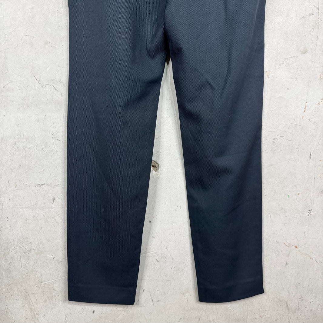 Armani Grey Textured Elastic Waisted Pants