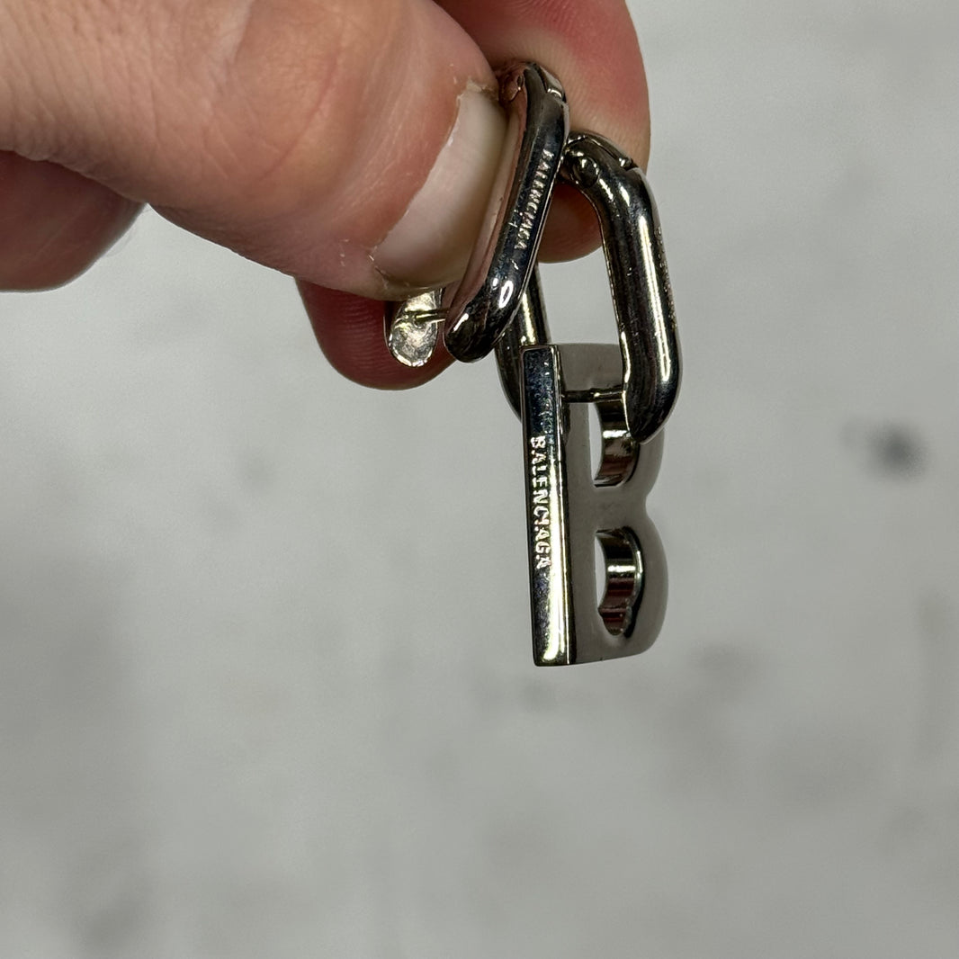 Balenciaga Chain Link B Earrings