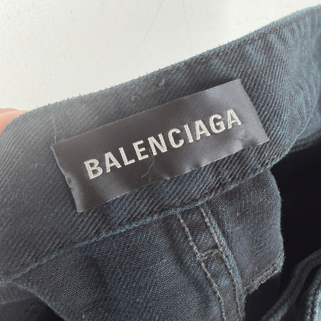 Balenciaga Black Straight Leg Jeans
