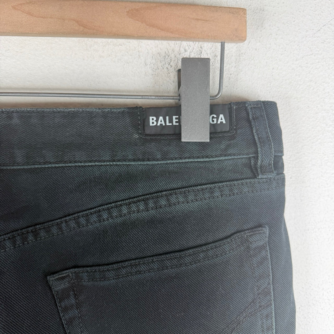 Balenciaga Black Straight Leg Jeans