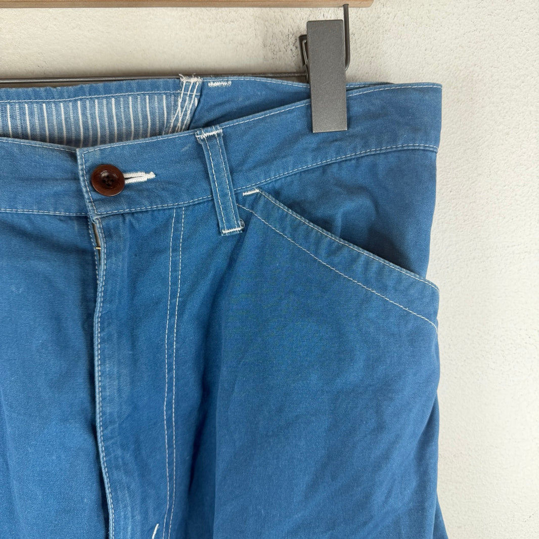 Junya Watanabe Blue Buckleback Pants