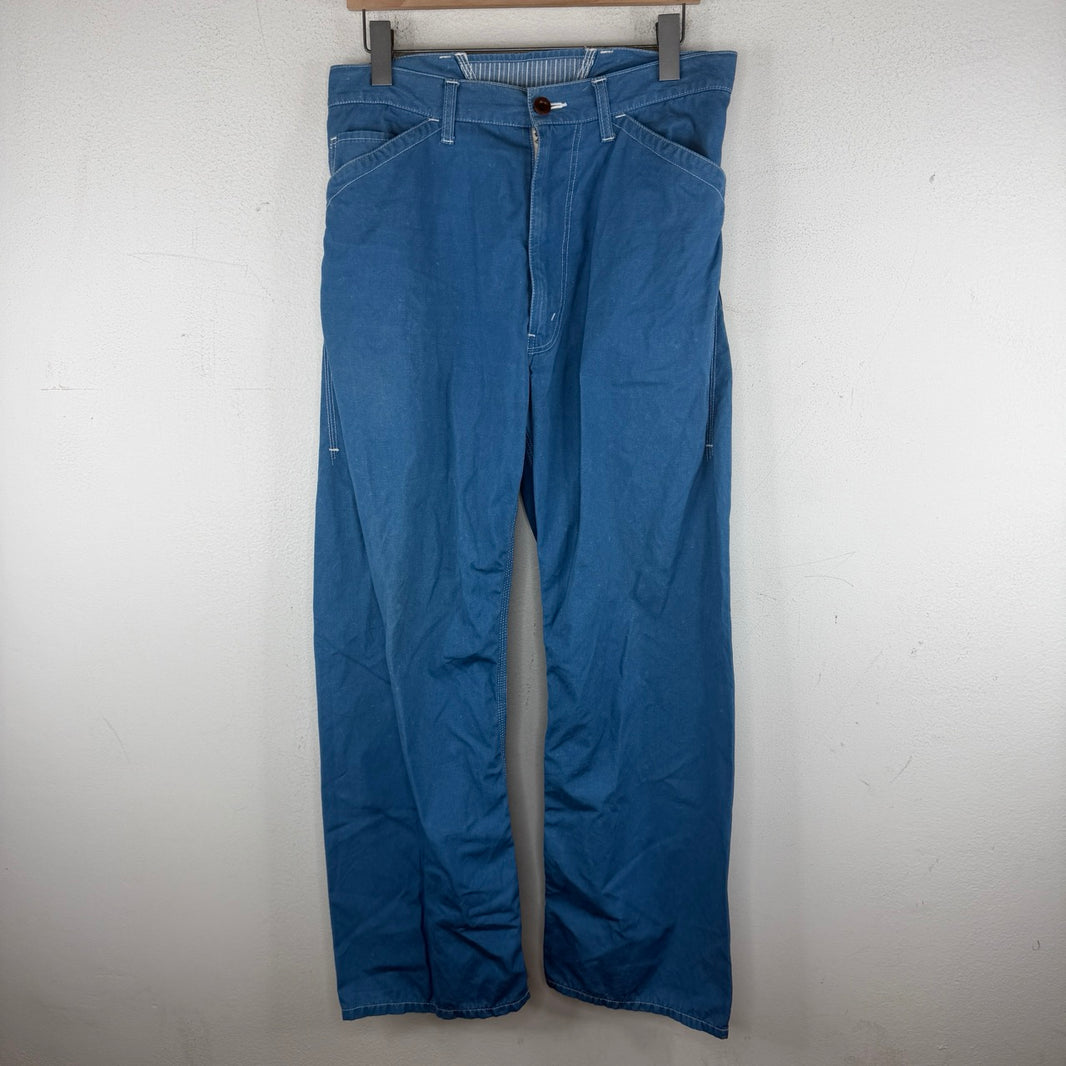 Junya Watanabe Blue Buckleback Pants