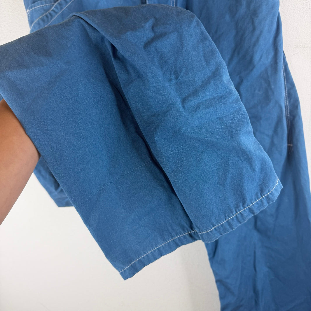 Junya Watanabe Blue Buckleback Pants