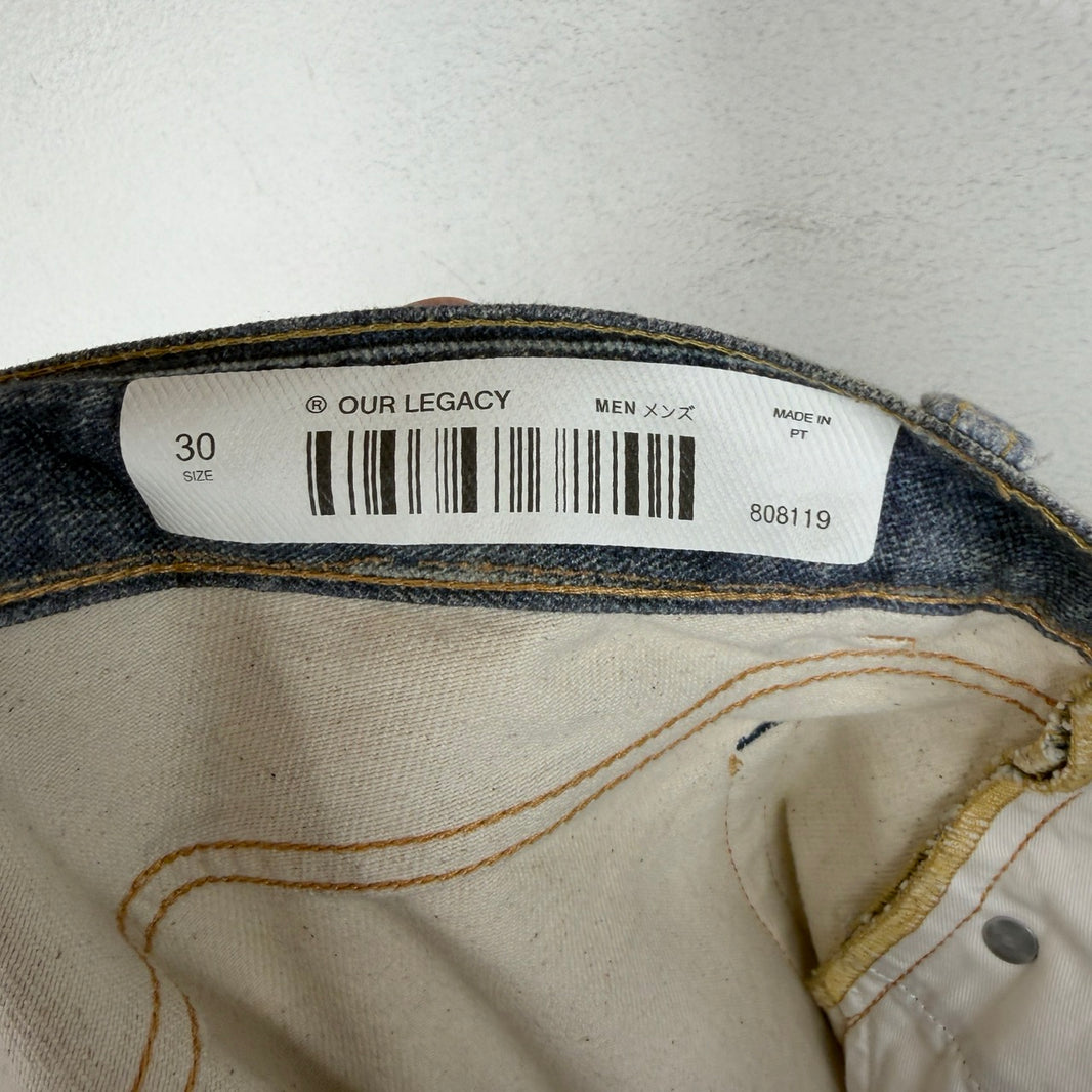 Our Legacy Third Cut Printed Jeans