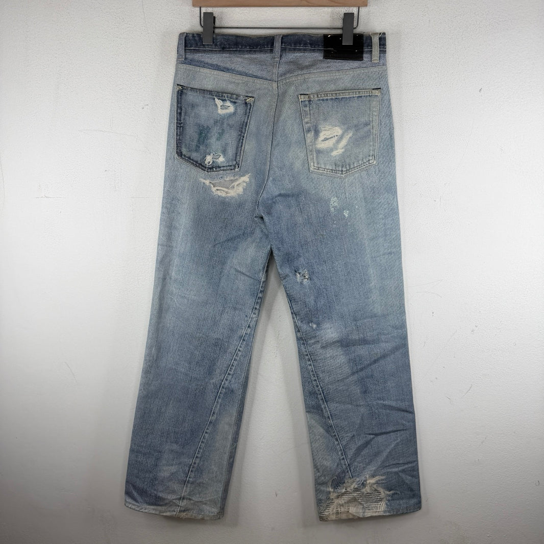 Our Legacy Third Cut Printed Jeans