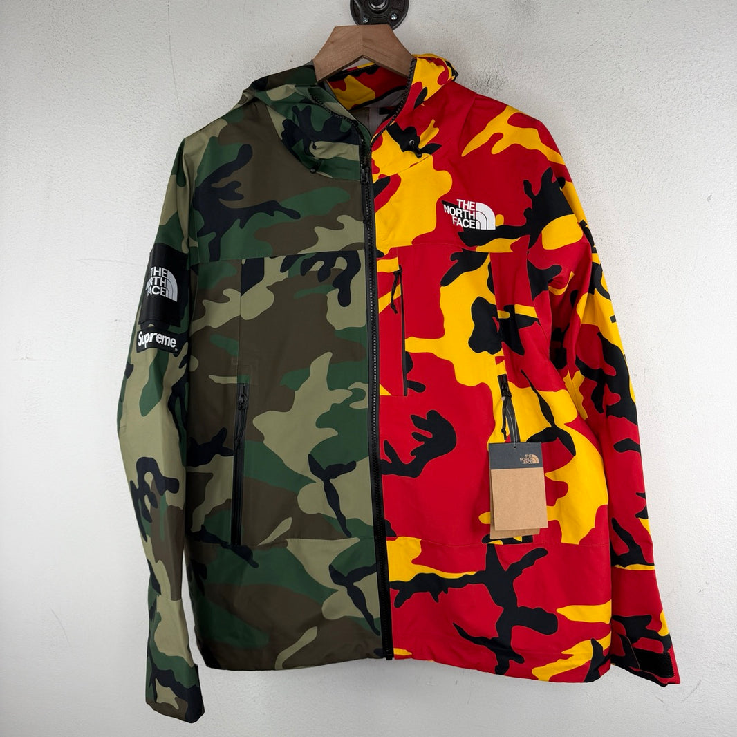 Supreme TNF Split Camo Shell Jacket
