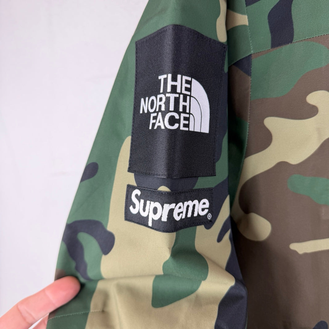 Supreme TNF Split Camo Shell Jacket