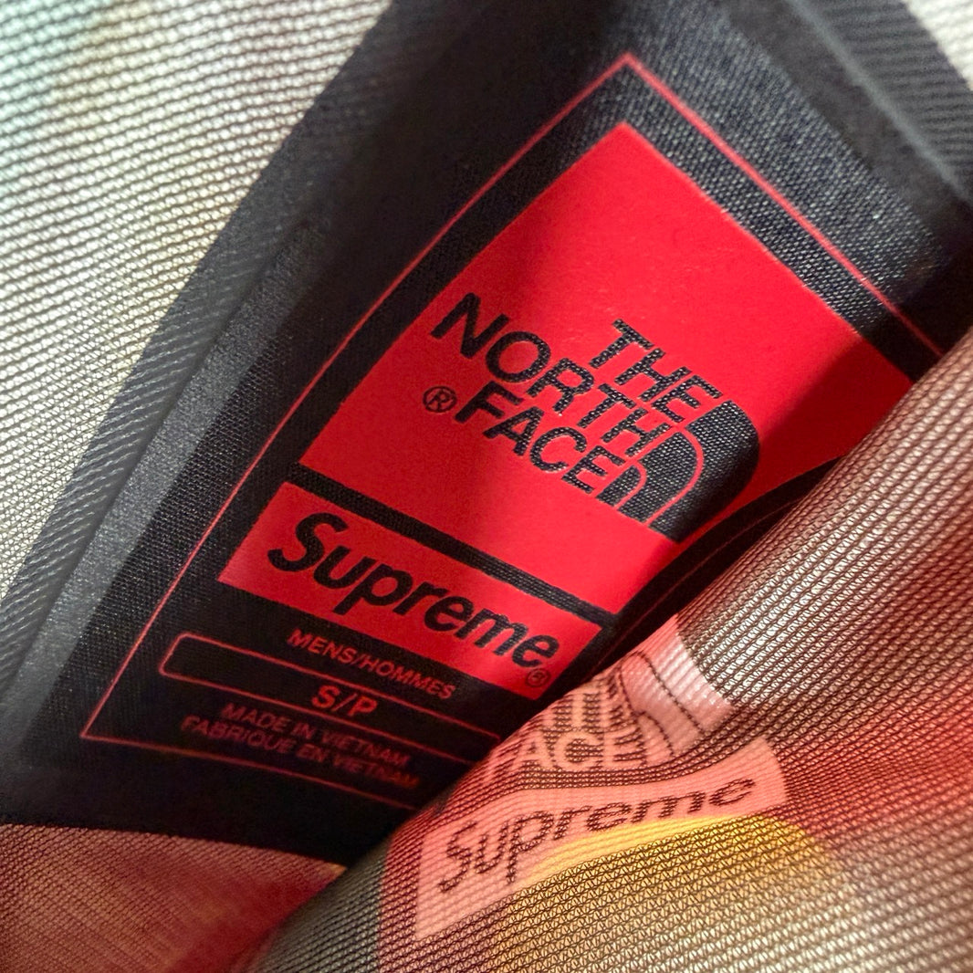 Supreme TNF Split Camo Shell Jacket