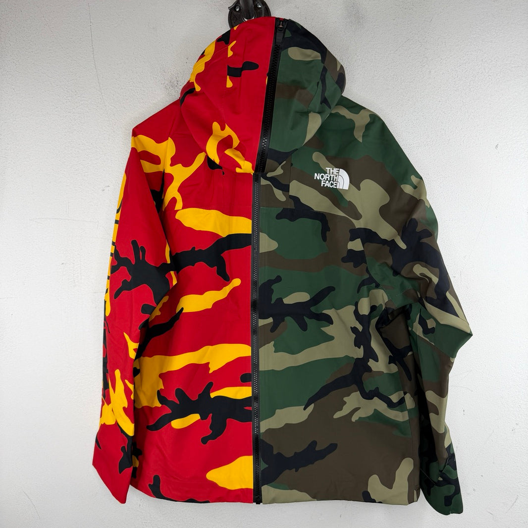 Supreme TNF Split Camo Shell Jacket