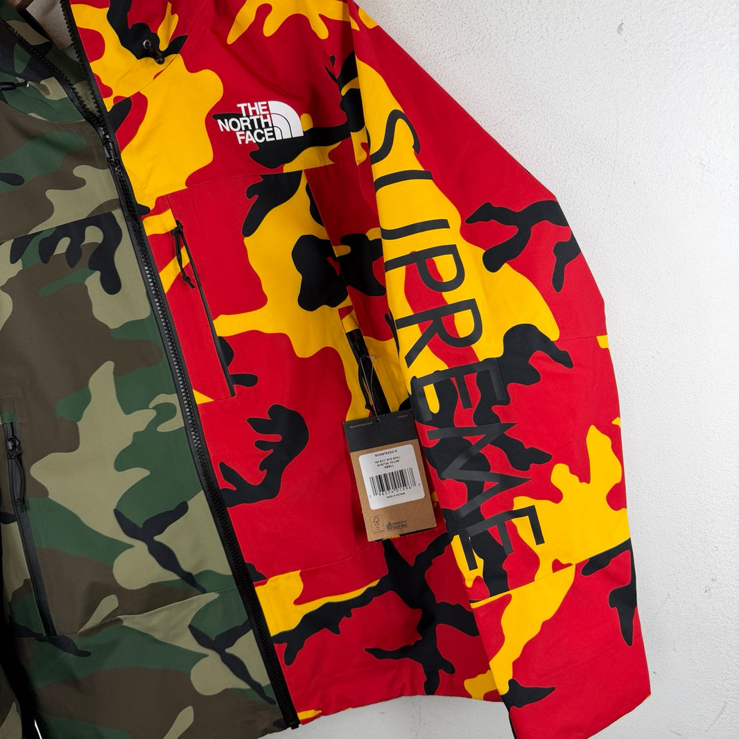Supreme TNF Split Camo Shell Jacket
