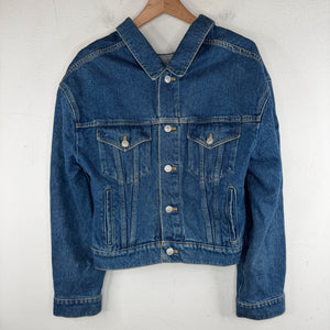 Balenciaga Cropped Denim Jacket