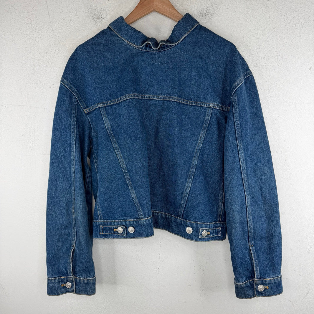 Balenciaga Cropped Denim Jacket