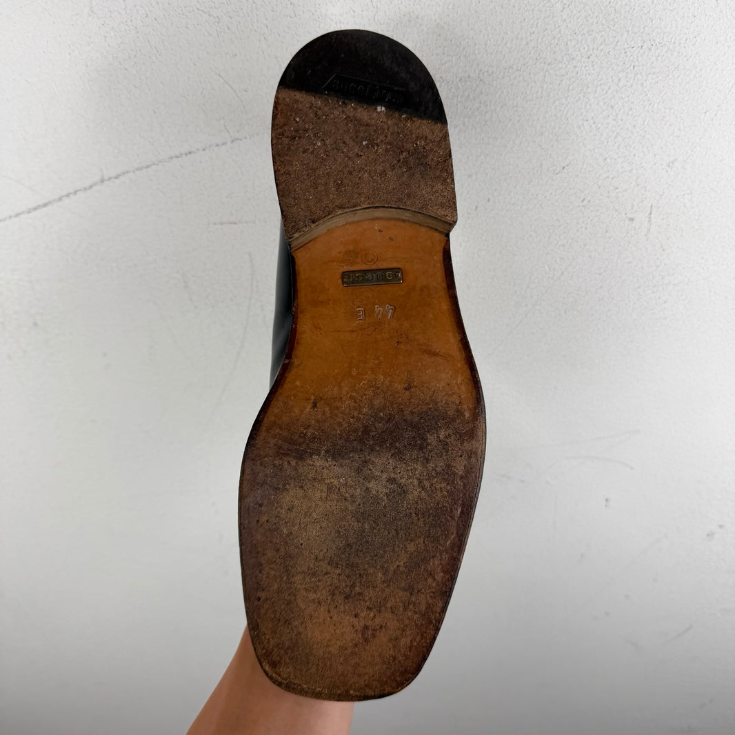Gucci Square Toe Horsebit Loafers