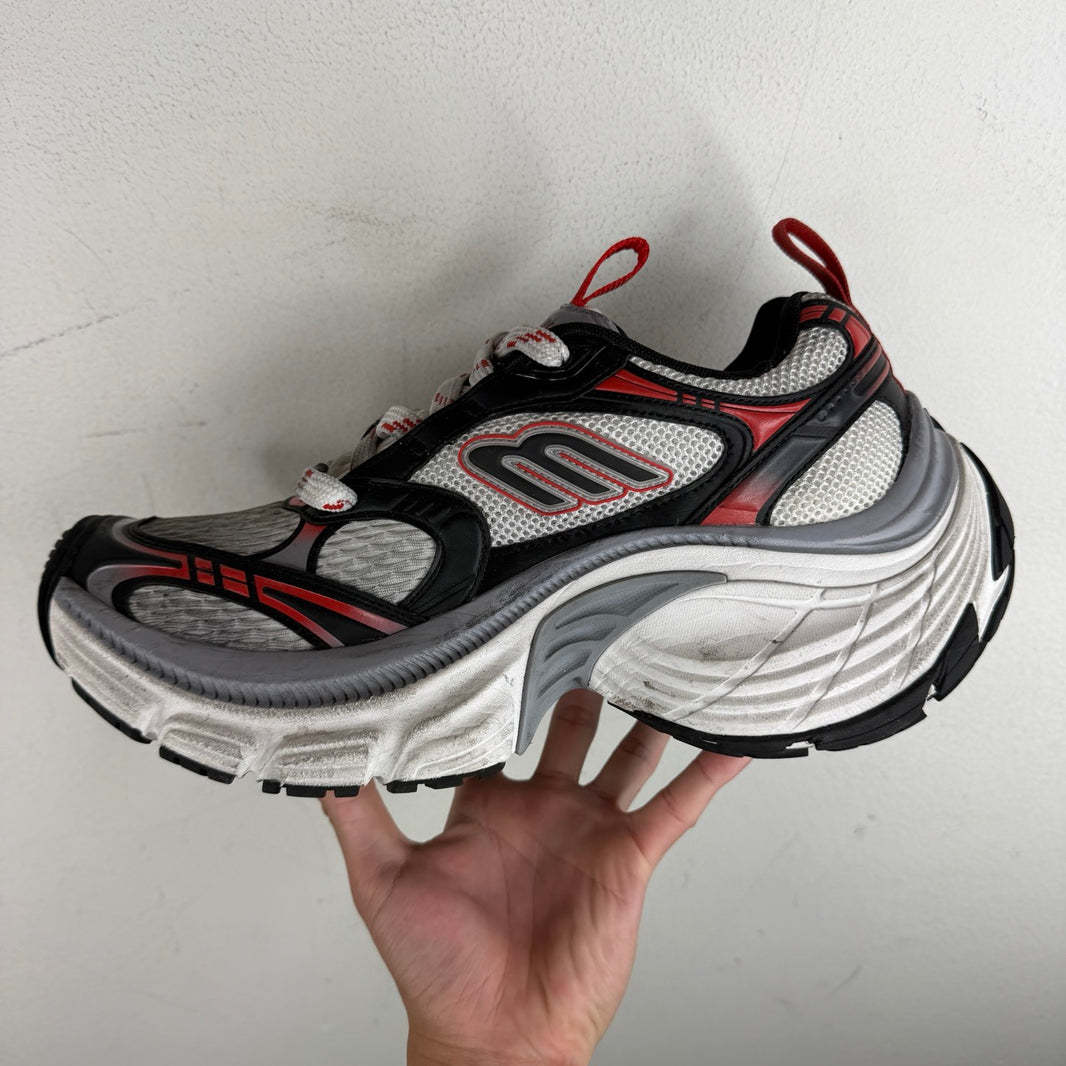 Balenciaga 10XL Red/Gray Sneakers