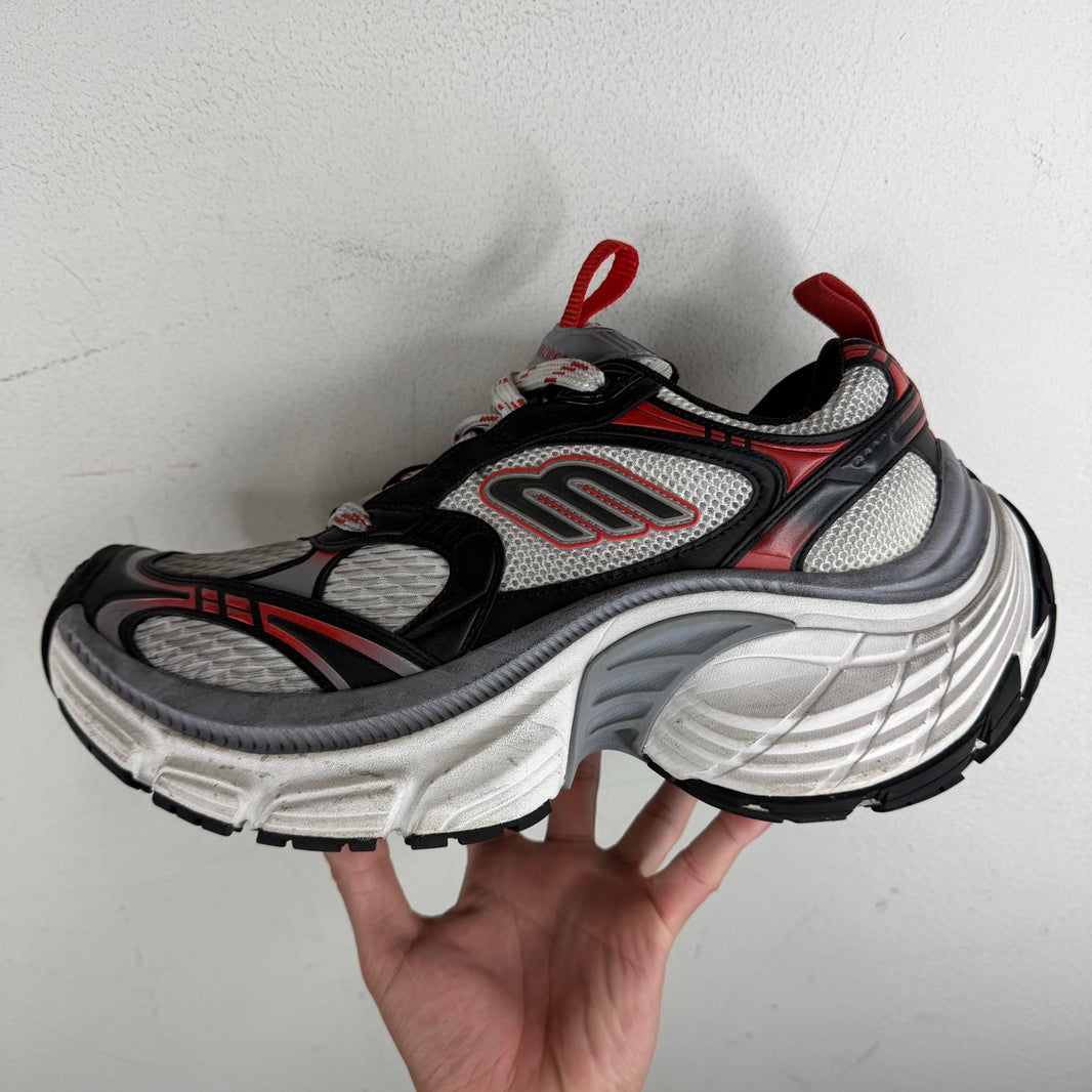 Balenciaga 10XL Red/Gray Sneakers