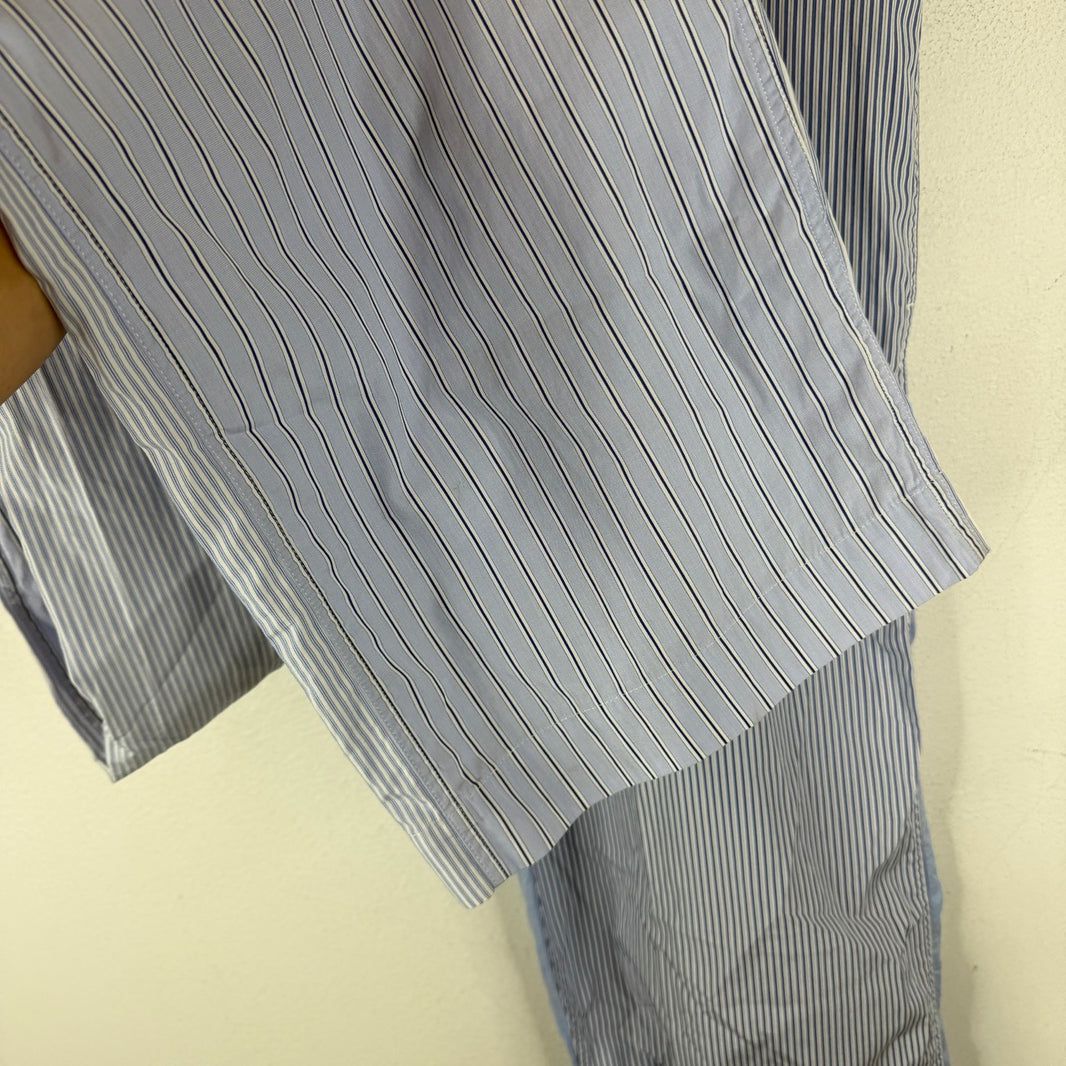 Margiela Patchwork Striped Lounge Pants