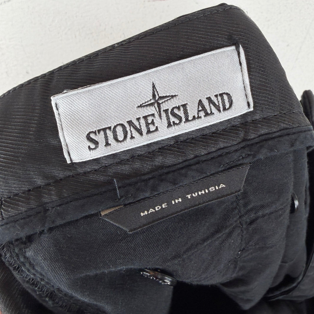Stone Island Black Cargo Pants