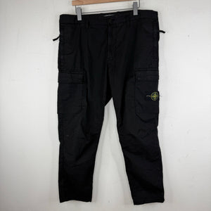 Stone Island Black Cargo Pants