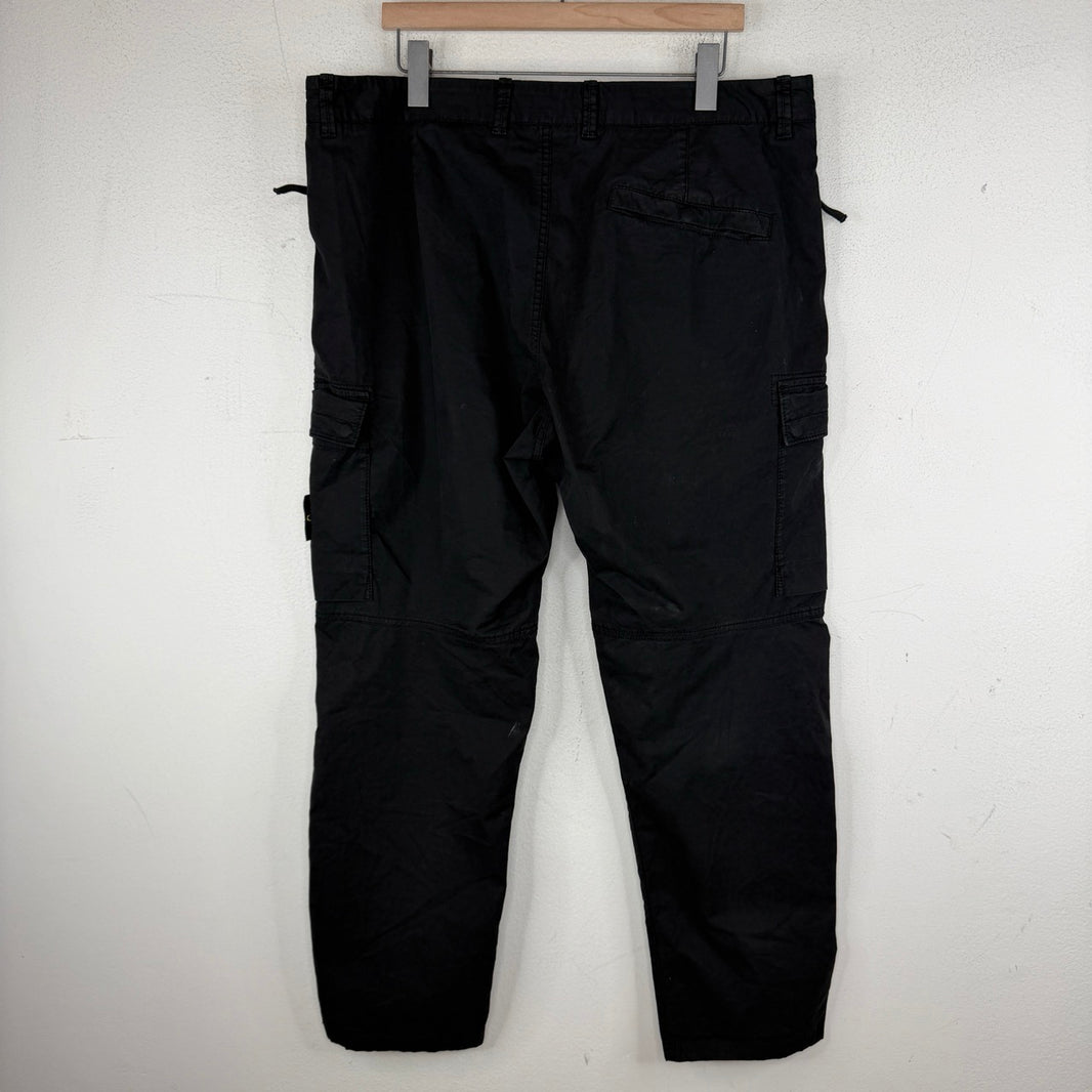 Stone Island Black Cargo Pants