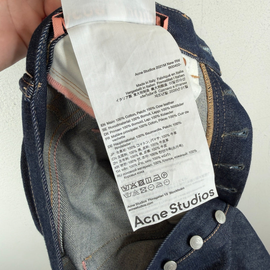 Acne Studios 2021M Raw Wash Jeans