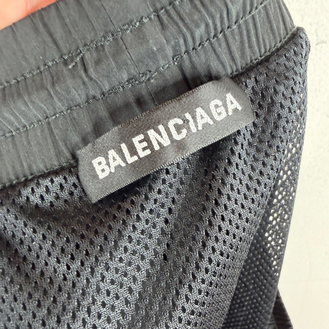 Balenciaga Black BB Nylon Shorts