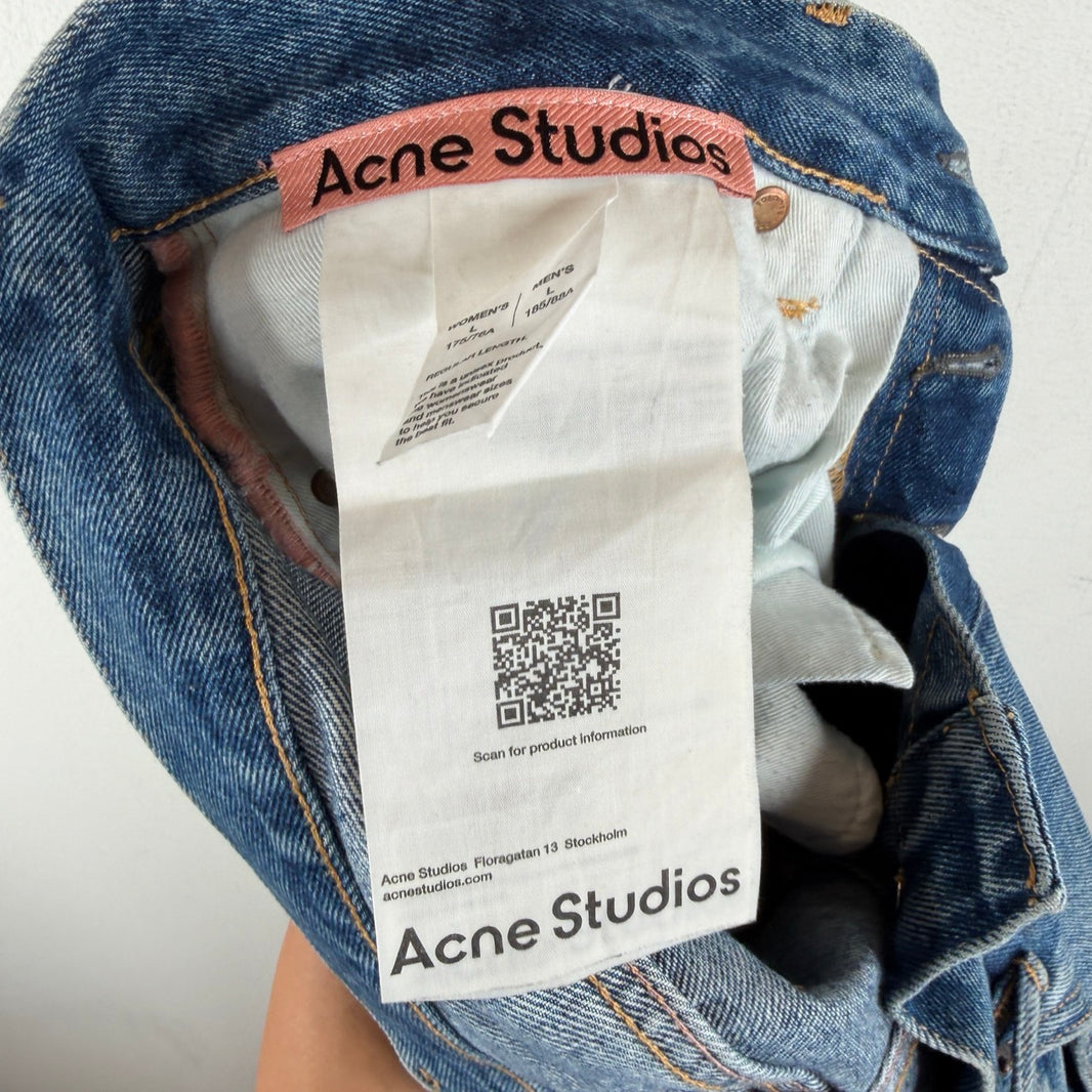 Acne Studios 1981M Vintage Blue Wash Jeans
