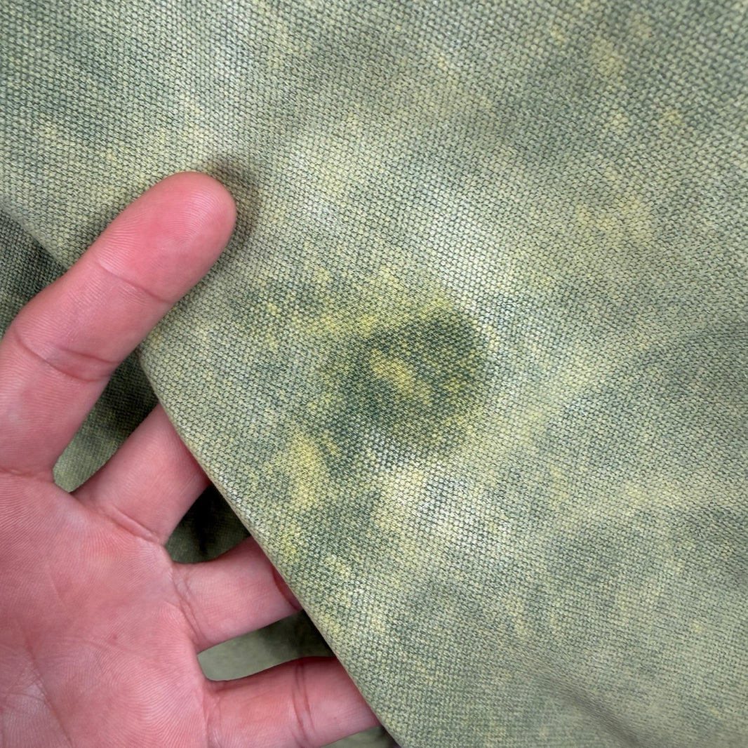 PDF Channel Green Waxed Cargo Jeans