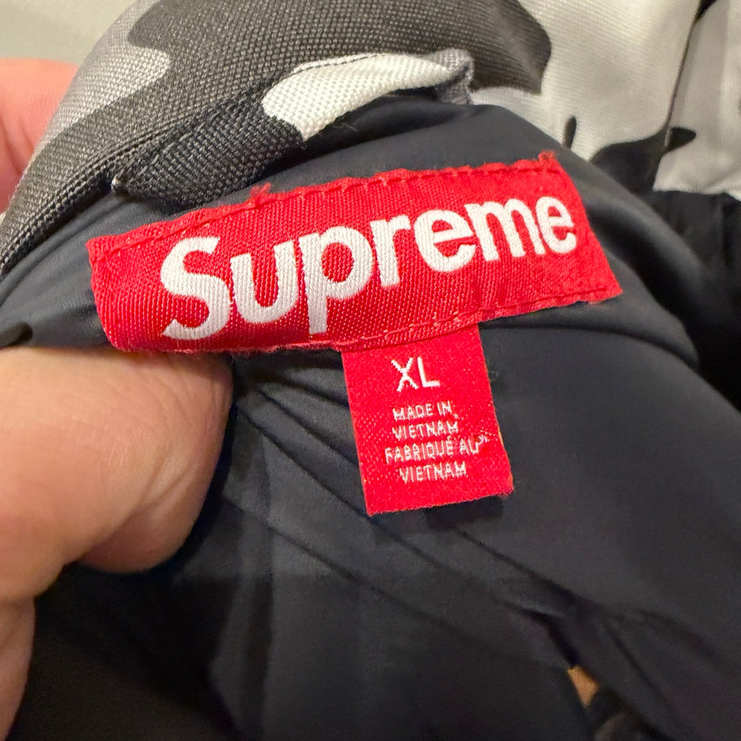 Supreme Fur Hood Snow Camo Parka