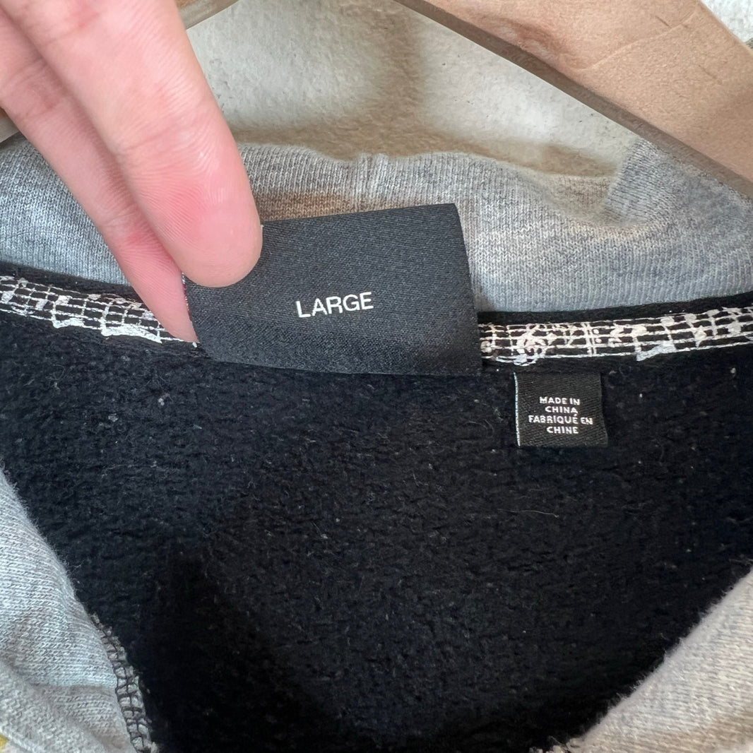 Supreme Number Nine Patchwork Zip-Up Hoodie