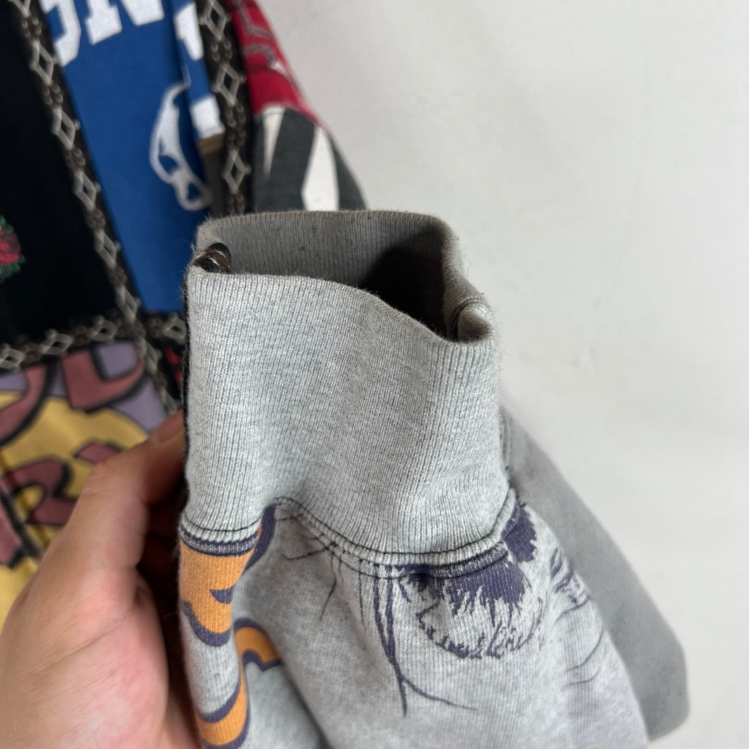 Supreme Number Nine Patchwork Zip-Up Hoodie