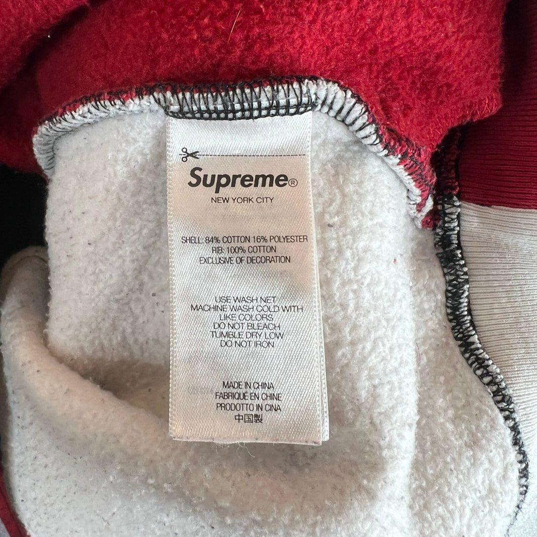 Supreme Number Nine Patchwork Zip-Up Hoodie