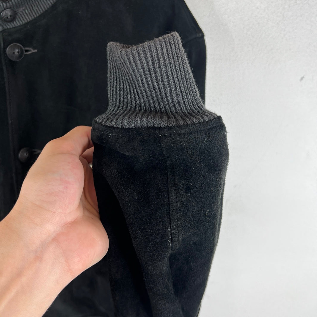 RRL Deer Skin Suede Bomber Jacket