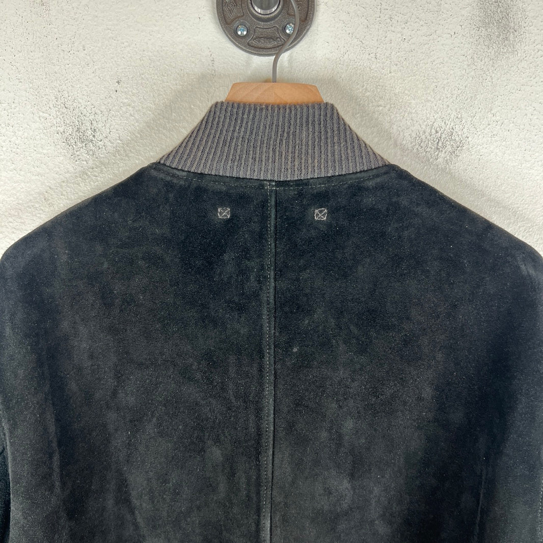 RRL Deer Skin Suede Bomber Jacket