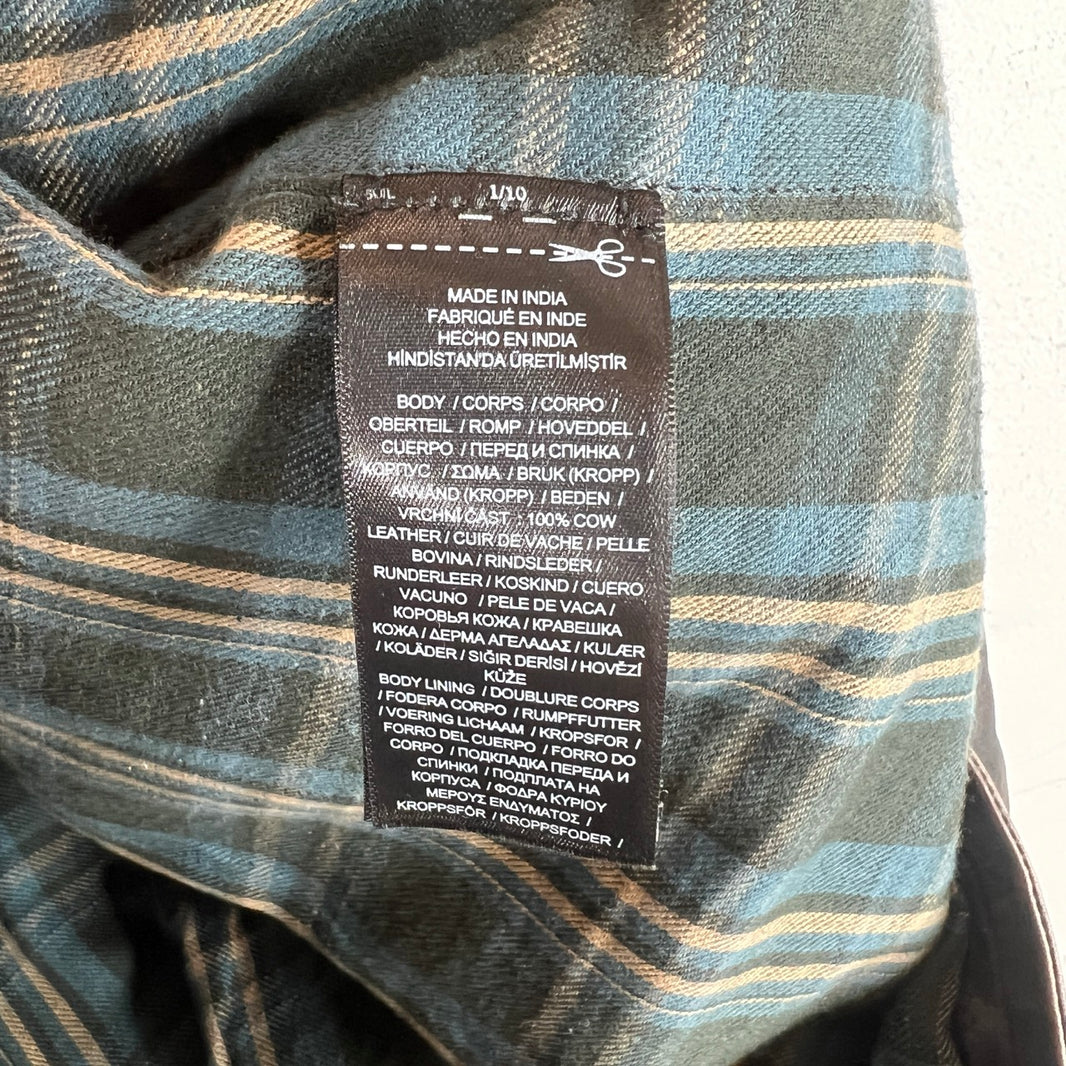 RRL Leather Zip Jacket