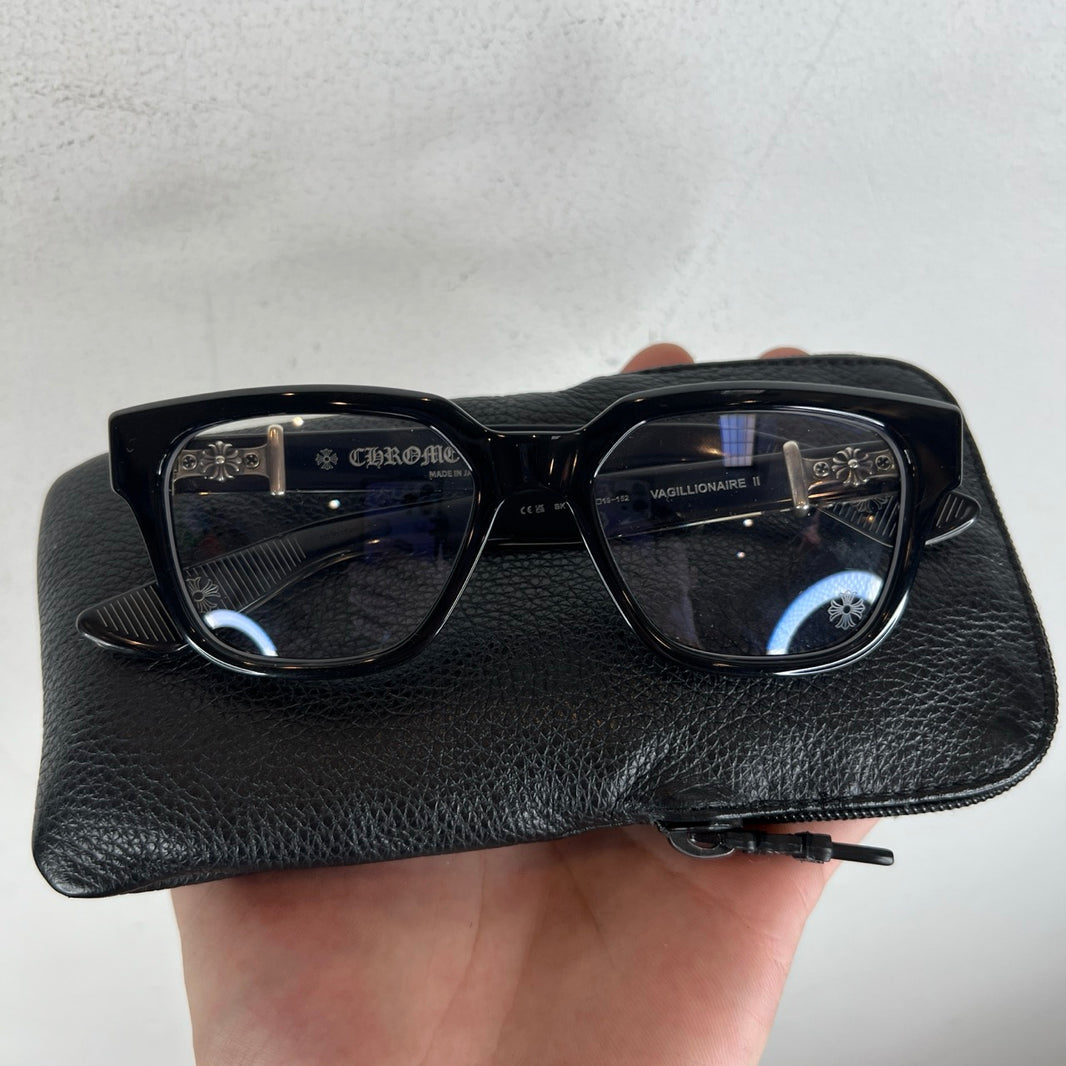 Chrome Hearts Black Vagillionaire II Glasses