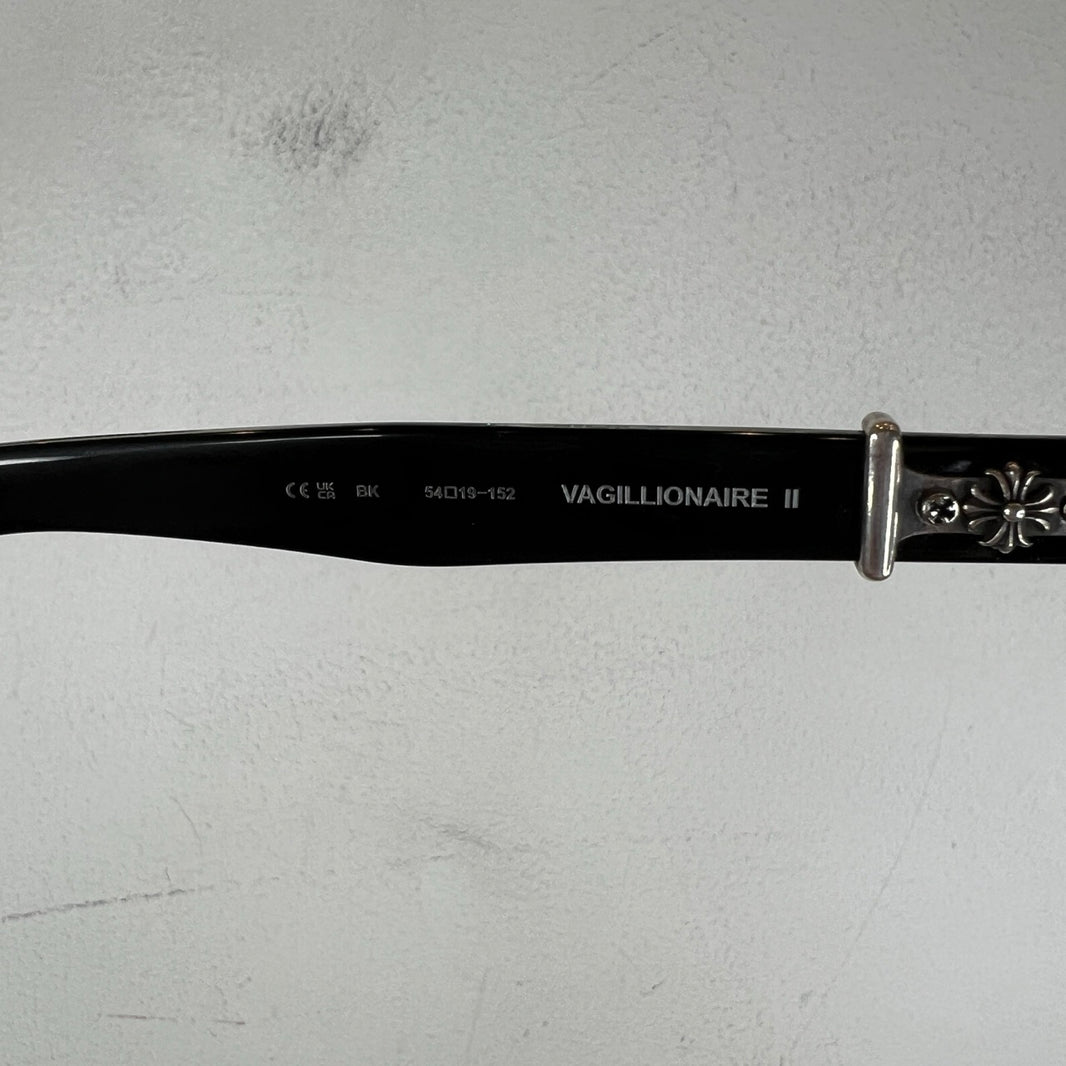 Chrome Hearts Black Vagillionaire II Glasses