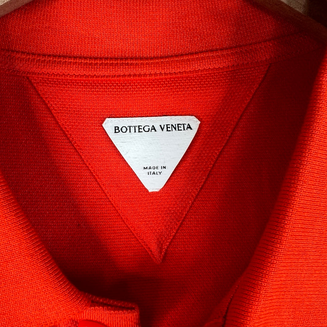 Bottega Veneta Orange Polo Shirt
