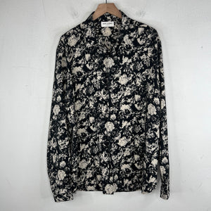 Saint Laurent AOP Button Up LS Shirt