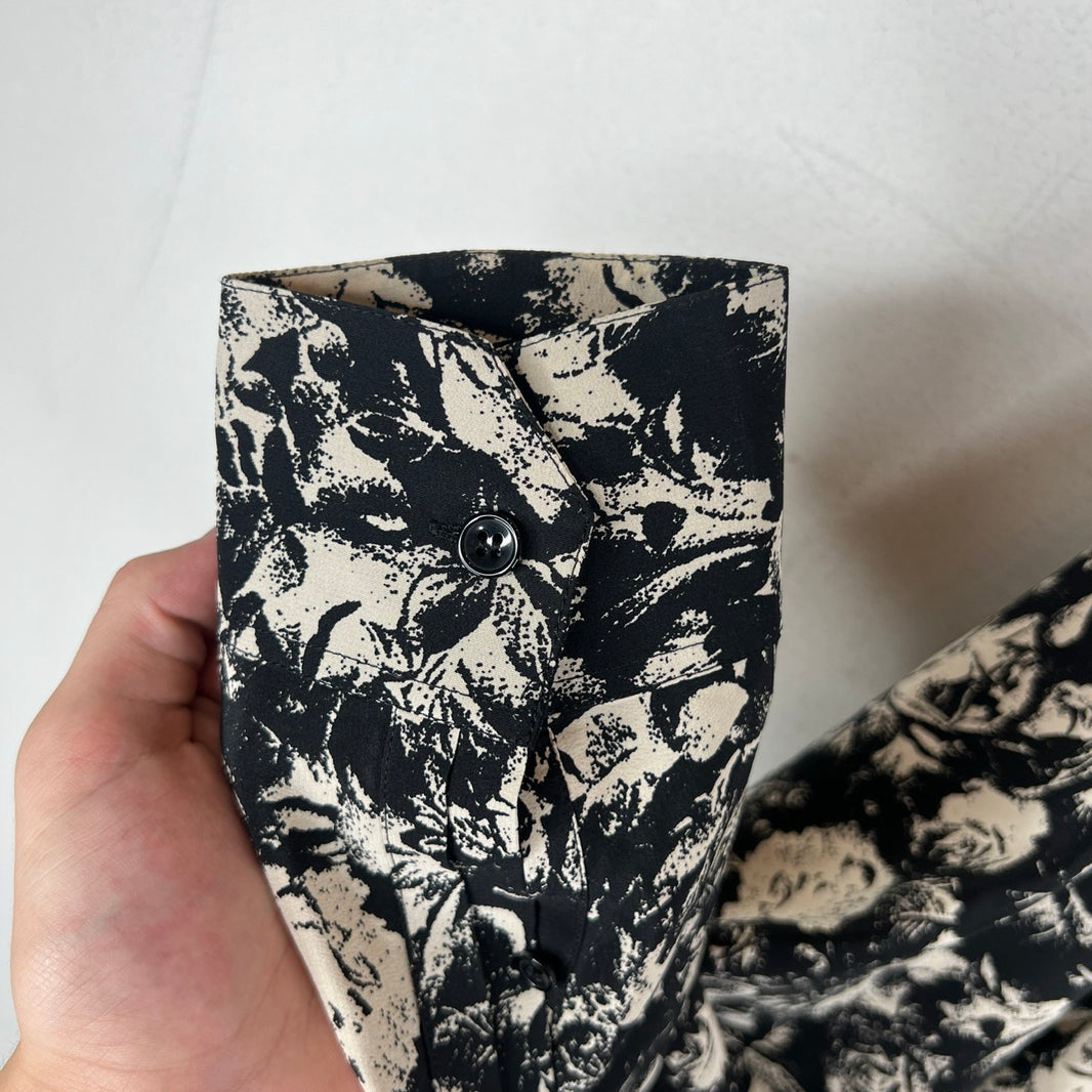 Saint Laurent AOP Button Up LS Shirt