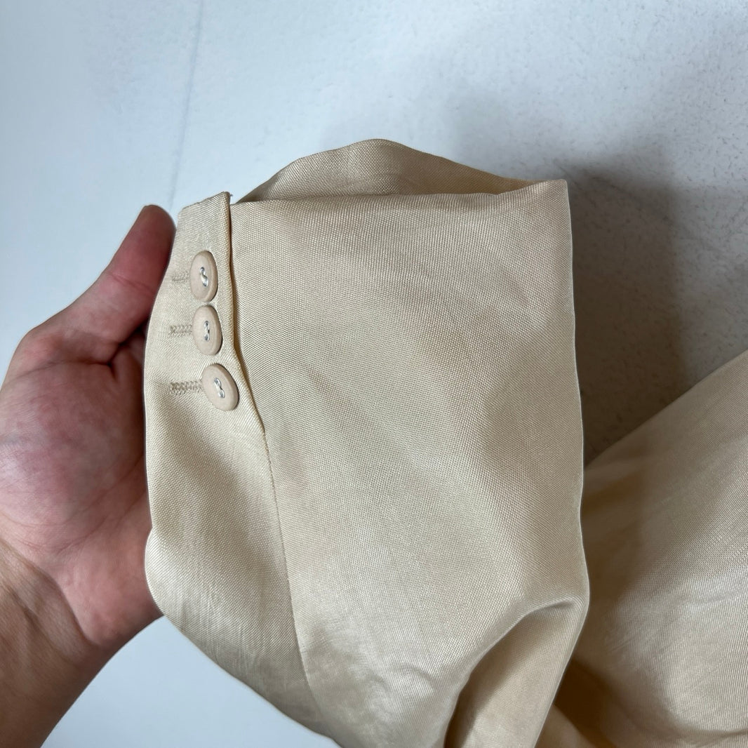 CDG Cream Acetate Blazer Jacket