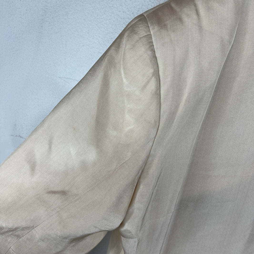 CDG Cream Acetate Blazer Jacket
