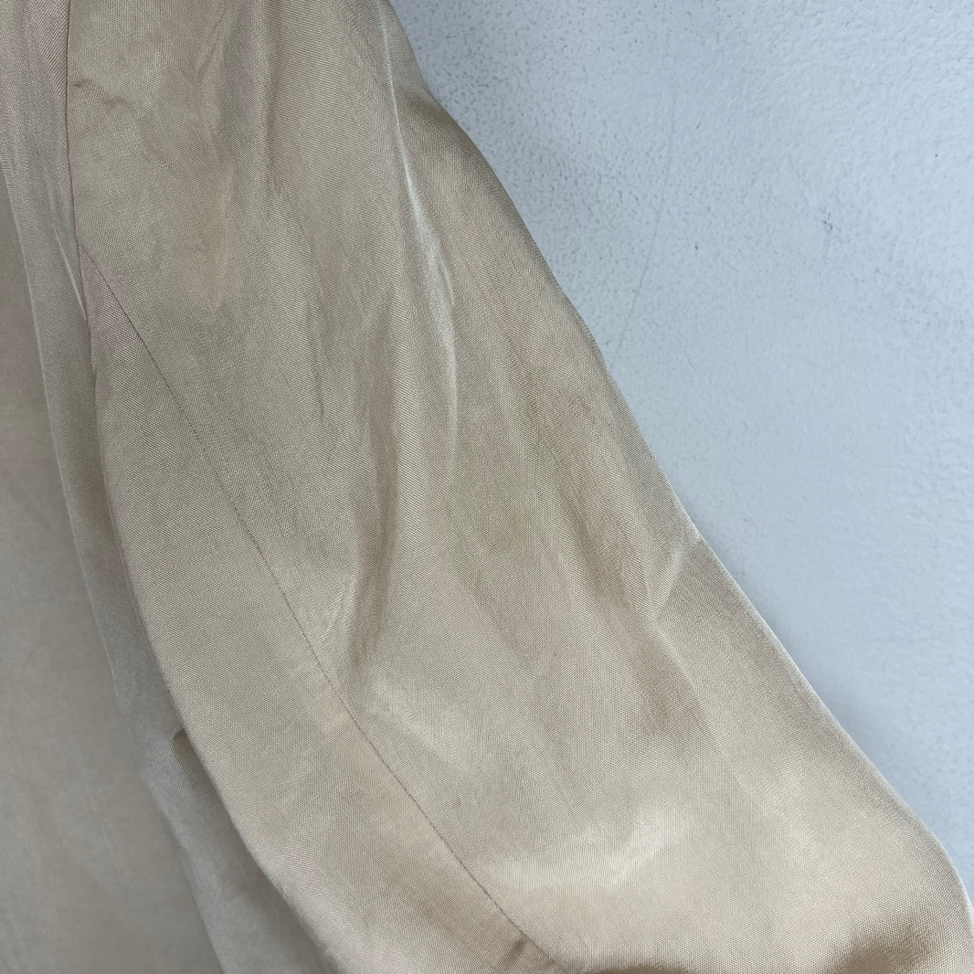 CDG Cream Acetate Blazer Jacket