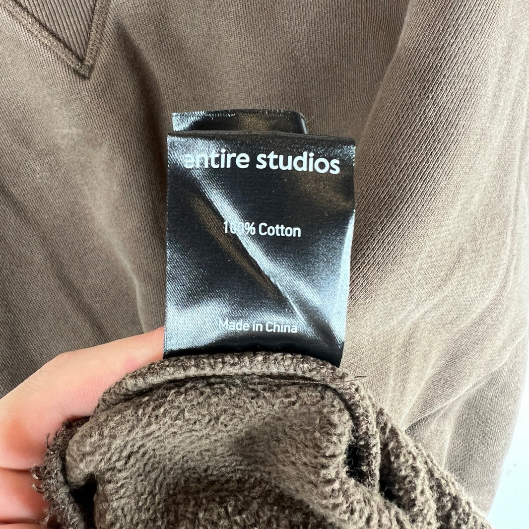 Entire Studios Brown Crewneck