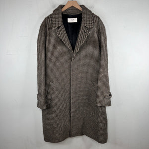 Celine Houndstooth Wool Coat