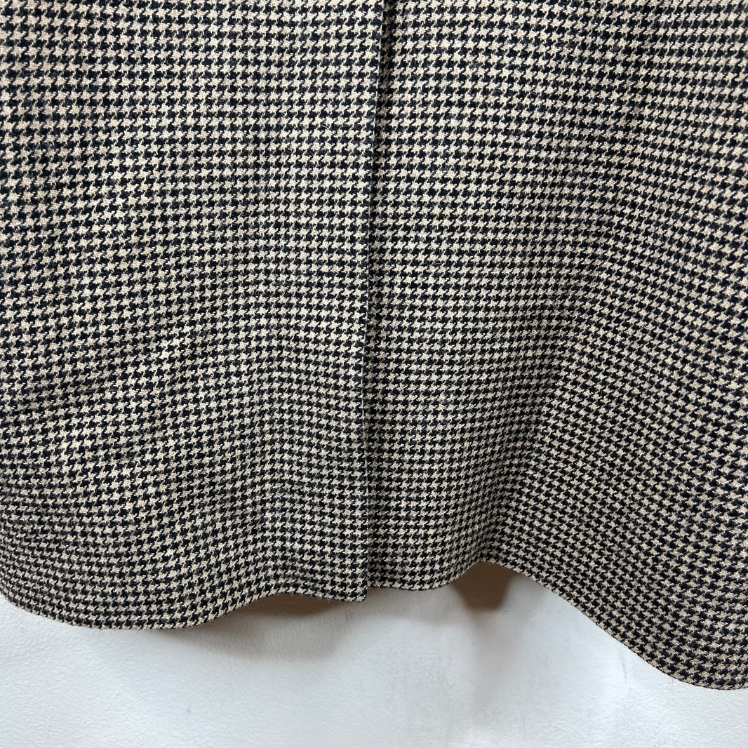 Celine Houndstooth Wool Coat